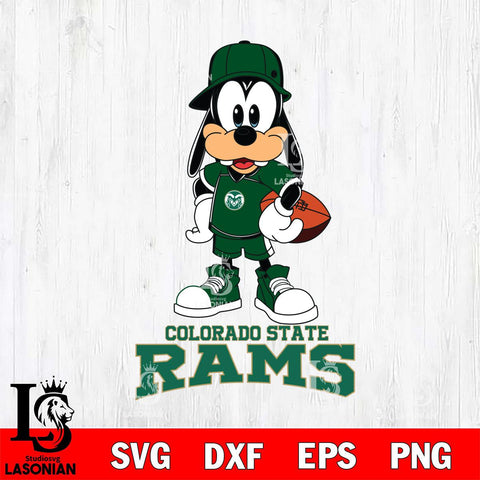 Colorado State Rams Goofy rugby SVG DXF EPS PNG FILE,NCAA svg ,Football Digital Download,Instant Download, Silhouette