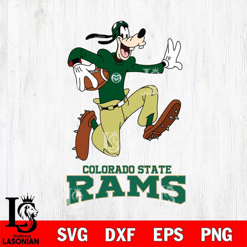 Colorado State Rams Goofy rugby Sport SVG DXF EPS PNG FILE,NCAA svg ,Football Digital Download,Instant Download, Silhouette