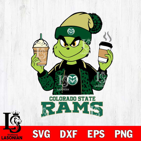 Colorado State Rams Grinch 2 coffee Svg Eps Dxf Png File, Digital Download, Instant Download