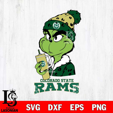 Colorado State Rams Grinch Bougie Leopard Svg Eps Dxf Png File, Digital Download, Instant Download