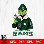 Colorado State Rams Grinch Christmas Cut Files Cricut, Svg Dxf Eps Png file, Digital download , Silhouette