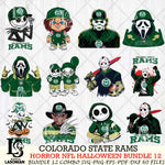 Colorado State Rams Halloween Bundle 12 SVG Svg Eps Dxf Png File, NCAA bundle svg, Digital Download, Instant Download