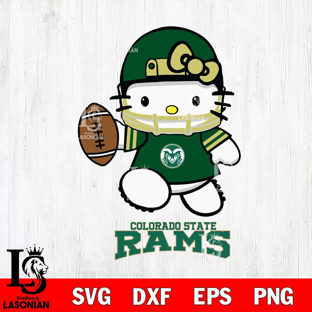 Colorado State Rams Hello Kitty NCAA 4 – lasoniansvg
