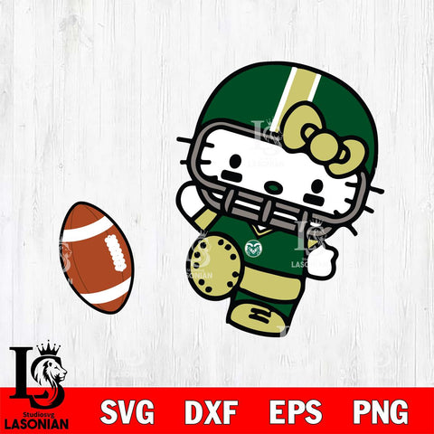 Colorado State Rams Hello Kitty sport 12 Svg Eps Dxf Png File, NCAA svg, Digital Download, Instant Download