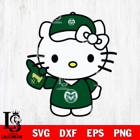 Colorado State Rams Hello Kitty sport 5 Svg Eps Dxf Png File, NCAA svg, Digital Download, Instant Download