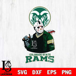 Colorado State Rams Jason Voorhees 10 Svg Eps Dxf Png File, Digital Download