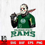 Colorado State Rams Jason Voorhees 11 Svg Eps Dxf Png File, Digital Download