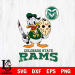 Colorado State Rams Jason Voorhees 12 Svg Eps Dxf Png File, Digital Download