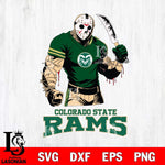 Colorado State Rams Jason Voorhees Svg Eps Dxf Png File, Digital Download