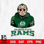 Colorado State Rams Jason Voorhees 4 Svg Eps Dxf Png File, Digital Download