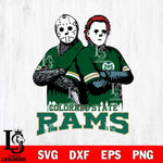 Colorado State Rams Jason Voorhees 8 Svg Eps Dxf Png File, Digital Download