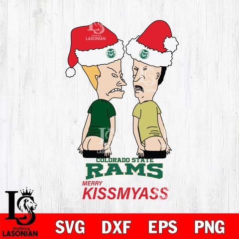 Colorado State Rams Merry KissMyass Svg Eps Dxf Png File,NCAA Svg Files,Digital Download,Sublimation,Instant Download