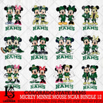 Colorado State Rams Mickey Minnie Mouse NCAA Bundle 12 Svg Eps Dxf Png File, Bundle NCAA svg , File Cut , Digital Download , Instant Download, Cut Svg Files