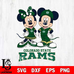 Colorado State Rams Mickey Minnie Mouse rugby ball Svg Eps Dxf Png File, NCAA svg , File Cut , Digital Download , Instant Download, Cut Svg Files