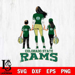 Colorado State Rams Mother and son Rugby SVG DXF EPS PNG FILE,NCAA SVG, Father day Digital Download,Instant Download, Silhouette