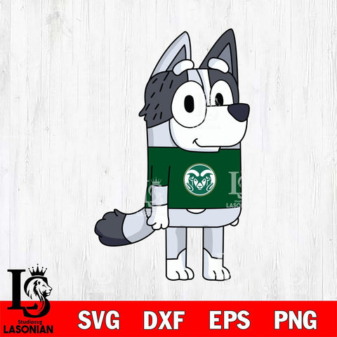 Colorado State Rams Muffin Bluey Svg Eps Dxf Png File, Digital Download, Instant Download