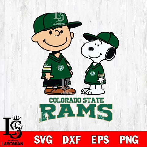 Colorado State Rams Peanuts Snoopy Football SVG DXF EPS PNG FILE,Snoopy File Cut, NCAA Digital Download,Instant Download,Christmas Silhouette