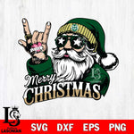Colorado State Rams Rock Santa Claus Football Svg dxf eps png pdf file,NCAA svg,Digital Download,Cricut file