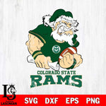 Colorado State Rams Santa Claus Angry Svg dxf eps png pdf file,NCAA svg,Digital Download,Cricut file
