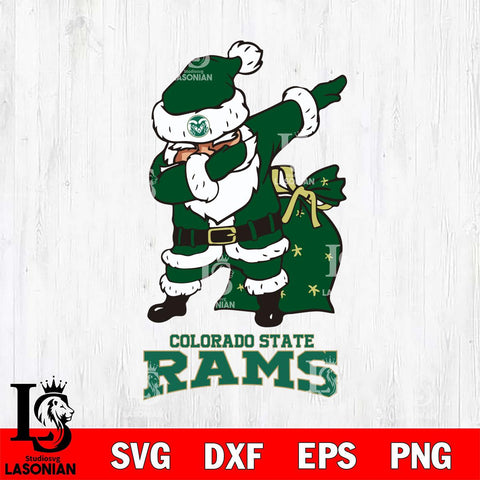 Colorado State Rams Santa Claus Ugly Svg dxf eps png pdf file,NCAA svg,Digital Download,Cricut file