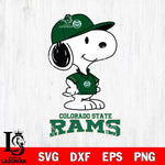 Colorado State Rams Snoopy Football sport SVG DXF EPS PNG FILE,Snoopy File Cut, NCAA Digital Download,Instant Download,Christmas Silhouette