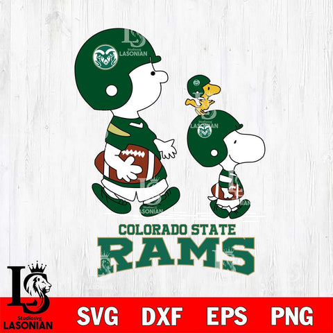 Colorado State Rams Snoopy Sport Svg Eps Dxf Png File, Digital Download