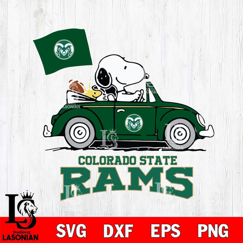 Colorado State Rams Snoopy Sport 5 Svg Eps Dxf Png File, Digital Download