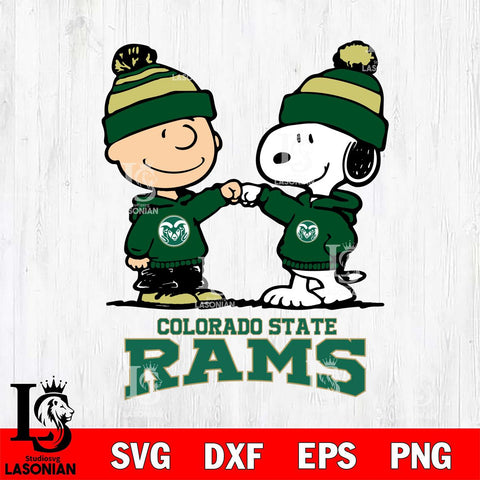 Colorado State Rams Snoopy Sport 9 Svg Eps Dxf Png File, Digital Download