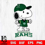 Colorado State Rams Snoopy football SVG DXF EPS PNG FILE,Snoopy File Cut, NCAA Digital Download,Instant Download,Christmas Silhouette