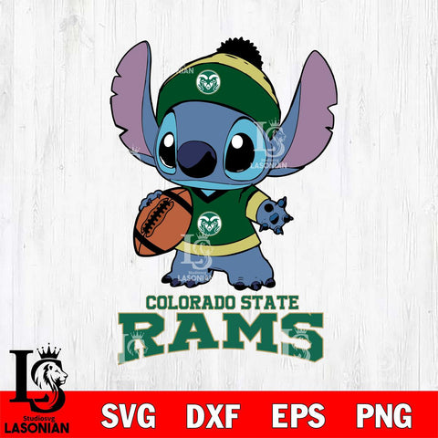 Colorado State Rams Stitch Disney, Svg Eps Dxf Png File, Digital Download