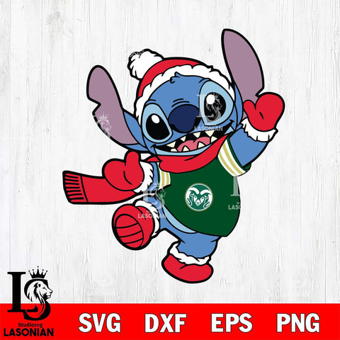 Colorado State Rams Stitch Disney Christmas Svg Eps Dxf Png File, Digital Download, Instant Download