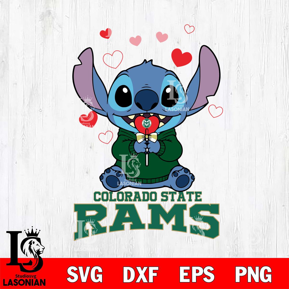 Colorado State Rams Stitch sucette Digital Download, NCAA SVG DXF EPS ...