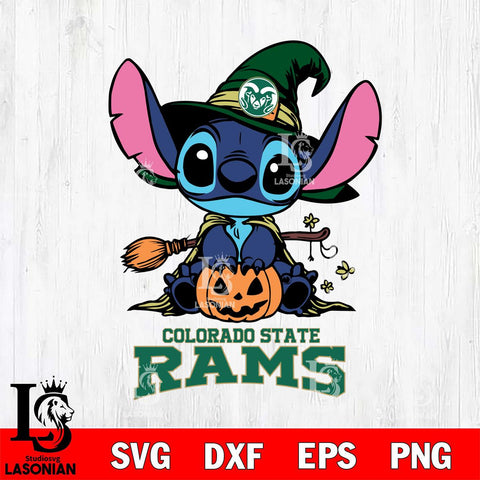 Colorado State Rams Stitch witch Svg Eps Dxf Png File, NCAA svg, Digital Download, Instant Download