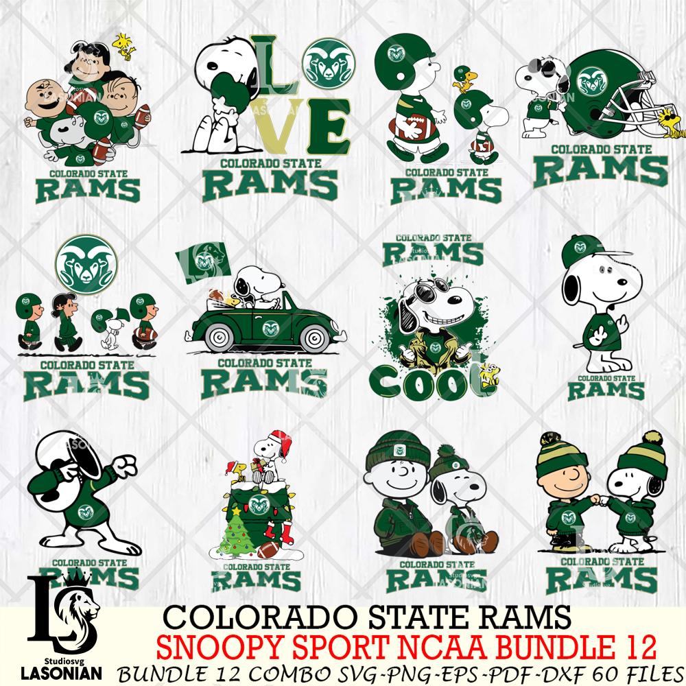 Colorado State Rams Snoopy NCAA Bundle 12 SVG – lasoniansvg