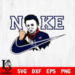 Columbus Blue Jackets Michael Myers Nike Svg Eps Dxf Png File, Digital Download, Instant Download