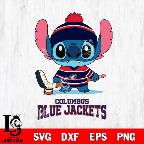 Columbus Blue Jackets Stitch Sport NHL Hockey SVG DXF EPS PNG FILE,NHL File Cut,Disney Digital Download,Instant Download, Silhouette