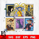 Coraline horror stamps SVG DXF EPS PNG FILE,Halloween File Cut, NCAA Digital Download,Instant Download,Christmas Silhouette