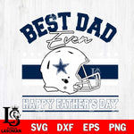 Dallas Cowboys Best Dad Ever SVG DXF EPS PNG FILE, NFL File Cut,Digital Download,Instant Download, Silhouette