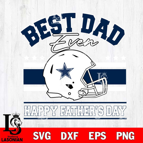 Dallas Cowboys Best Dad Ever SVG DXF EPS PNG FILE, NFL File Cut,Digital Download,Instant Download, Silhouette