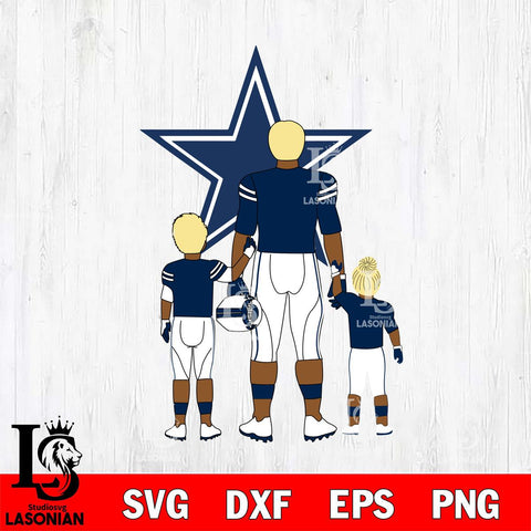Dallas Cowboys Best Dad Ever , father day , DAD NFL 4 Svg Eps Dxf Png File, Digital Download, Instant Download