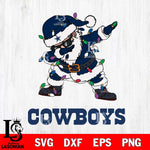 Dallas Cowboys Dabbing Santa Claus Ugly Christmas Svg Eps Dxf Png File,NFL Svg Files,Digital Download,Sublimation,Instant Download