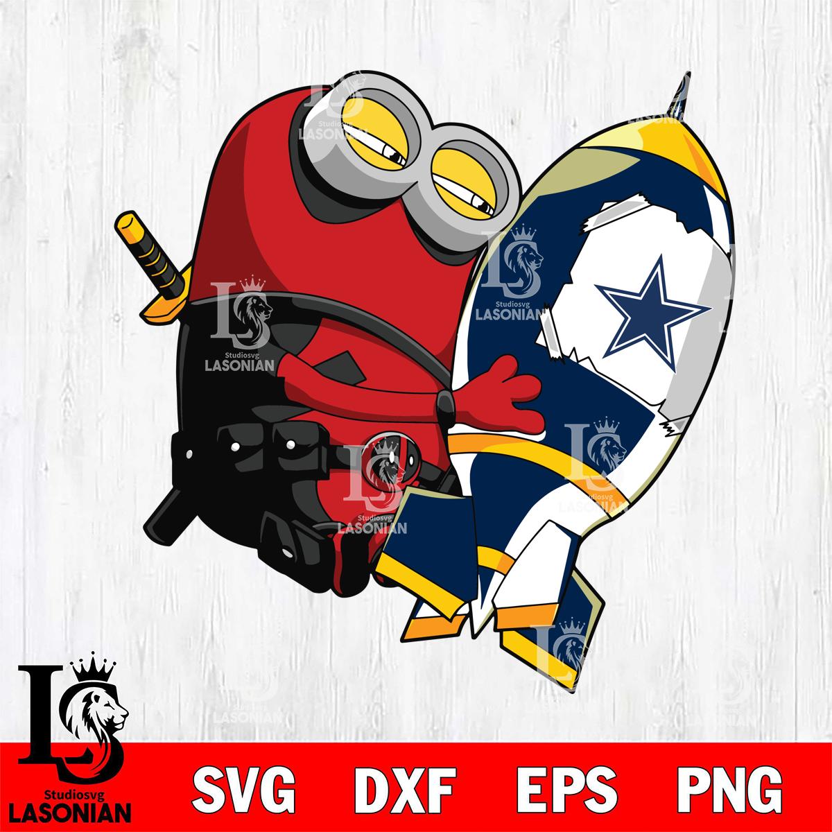 Dallas Cowboys Deadpool Minion Marvel – lasoniansvg