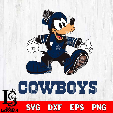 Dallas Cowboys Goofy Cool Sport SVG DXF EPS PNG FILE,NFL Cricut ,Football Digital Download,Instant Download, Silhouette