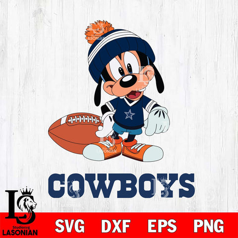 Dallas Cowboys Goofy Football SVG DXF EPS PNG FILE,NFL Cricut ,Football Digital Download,Instant Download, Silhouette