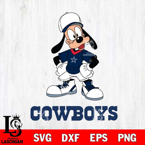 Dallas Cowboys Goofy Sport SVG DXF EPS PNG FILE,NFL Cricut ,Football Digital Download,Instant Download, Silhouette