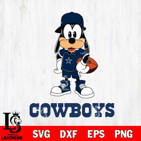 Dallas Cowboys Goofy rugby SVG DXF EPS PNG FILE,NFL Cricut ,Football Digital Download,Instant Download, Silhouette