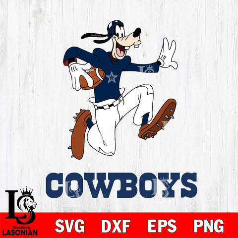 Dallas Cowboys Goofy rugby Sport SVG DXF EPS PNG FILE,NFL Cricut ,Football Digital Download,Instant Download, Silhouette