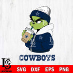 Dallas Cowboys Grinch Bougie Sport Svg Eps Dxf Png File, Digital Download, Instant Download