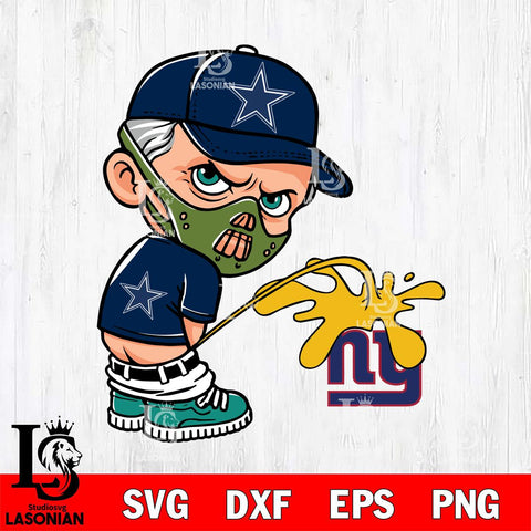 Dallas Cowboys Hannibal Lecter Piss On New York Giants Svg Eps Dxf Png File, Digital Download, Instant Download