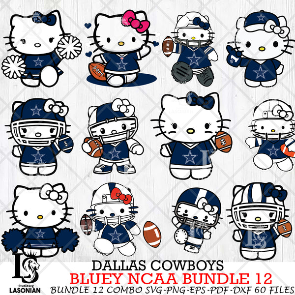 Dallas Cowboys Hello Kitty NFL Bundle 12 – lasoniansvg